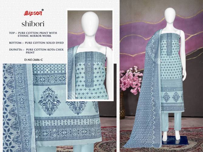 Shibori 2606 By Bipson Printed Cotton Dress Material Wholesalers In Delhi